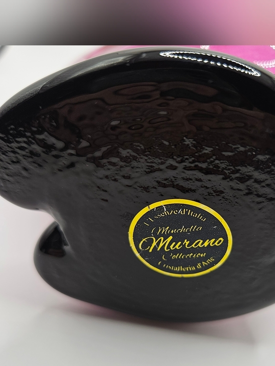 Murano Authentic Art Glass Pelican Figurine With Fish Decorative Home Accent - Picture 5 of 5